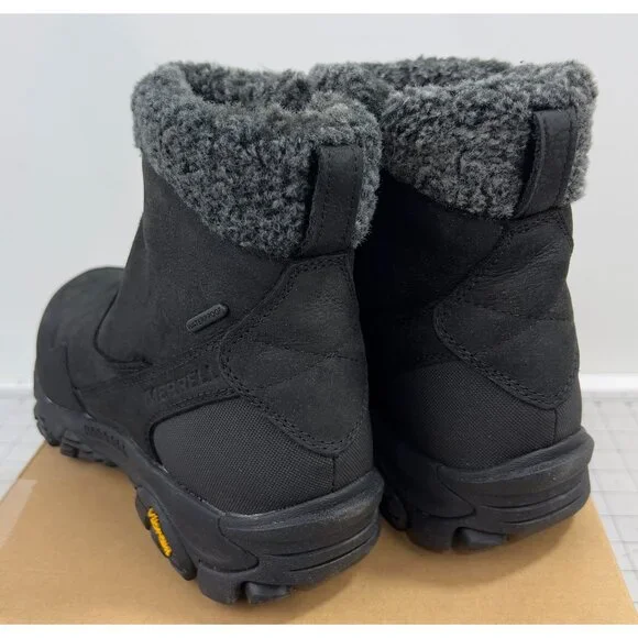 Merrell Coldpack 3 Thermo Mid Zip Waterproof Women's Shoes Black Sz. 9 Leather - Picture 6 of 13
